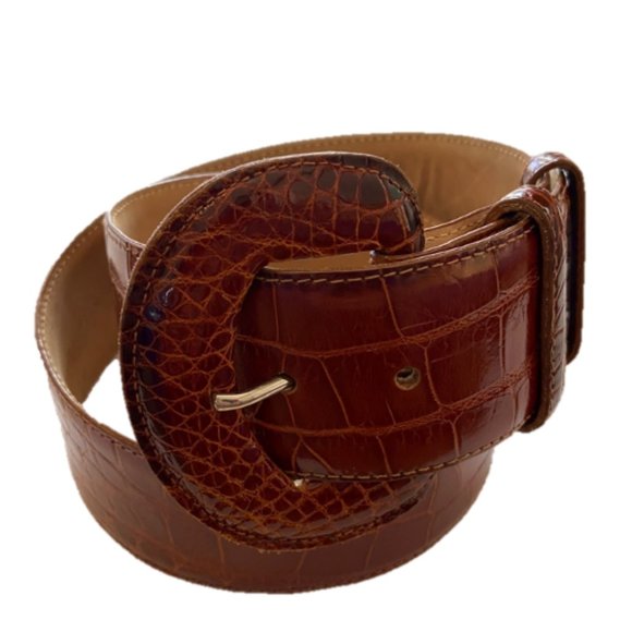 Saks Fifth Avenue Genuine Alligator Belt